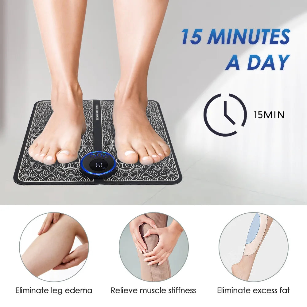 Coussin de Massage EMS GlowSoft - Soulagement & Relaxation des Pieds