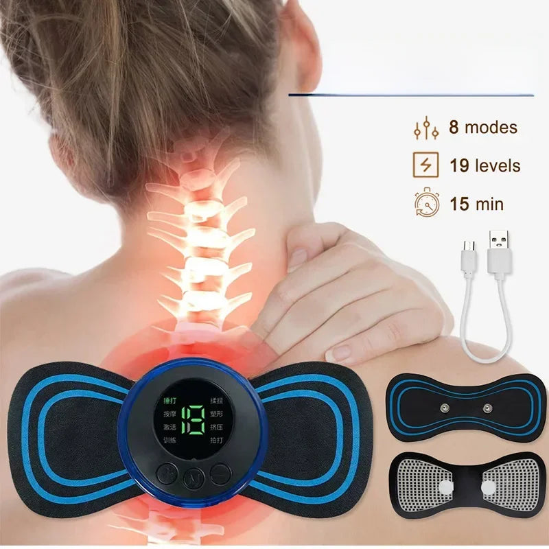 Mini Masseur Électrique Cervical — Soulagement & Détente