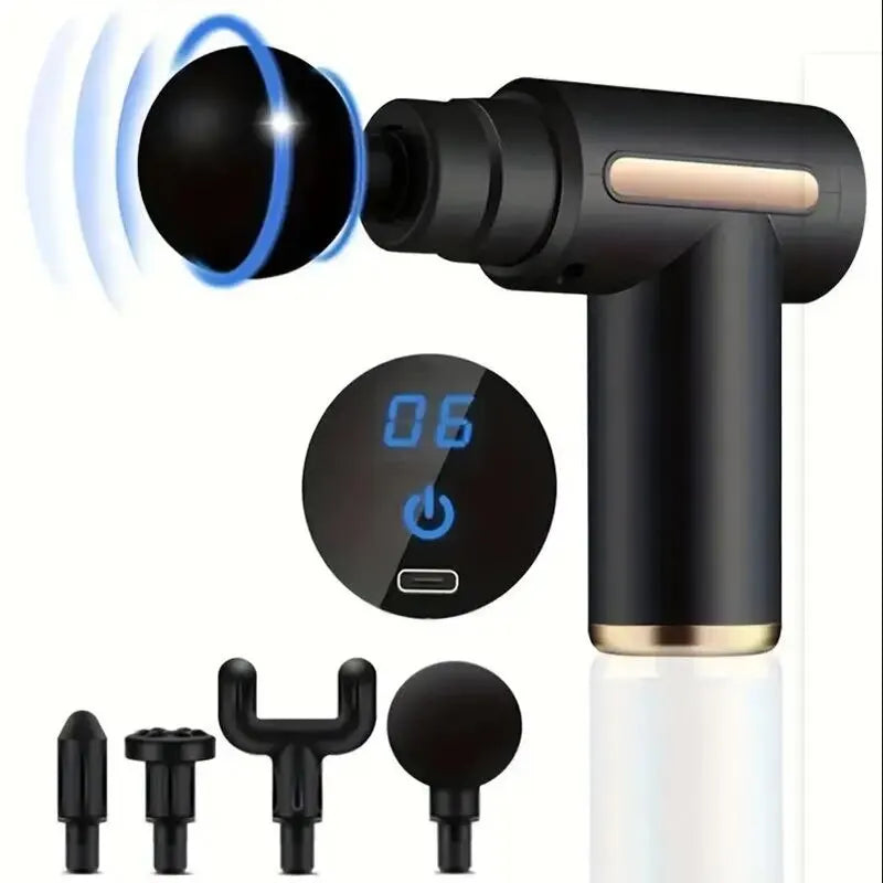 Pistolet de Massage Pro 30 Intensités ! GlowSoft